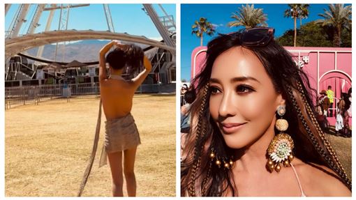 49歲第一名媛脫了　裸背側胸遊走尺度邊緣