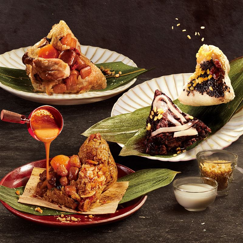 瓦城集團今年以「與粽不同&middot;匠心粽作」為主題，精選四款熱銷口味組合。（圖／品牌業者提供）