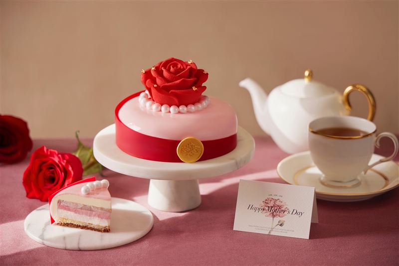 寒舍餐旅集團集結旗下四間飯店，於母親節推出「玫荔心花」期間限定母親節蛋糕。（圖／飯店旅宿業者提供）