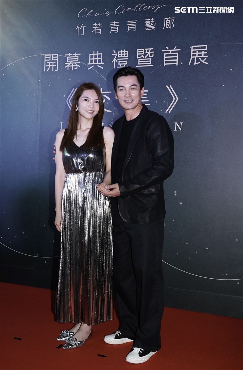 伊正砸錢讓妻子鄒雅竹開畫廊。（圖／記者趙于瑩攝影）