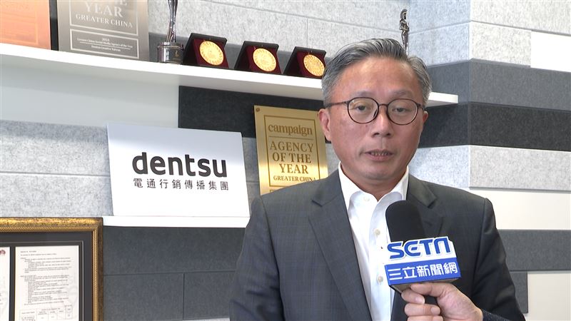 台灣世界第一！電通集團攜手衛星公會奪全球首張【電視廣告投放碳足跡證書》。（圖／三立新聞）