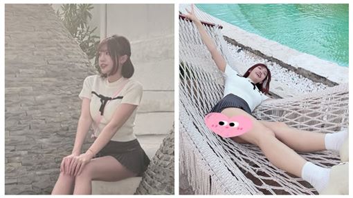 23歲樂天女神躺床疑走光　下身失守畫面曝