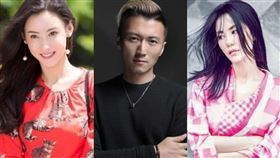 在演藝圈的愛恨情仇中，謝霆鋒（中）、王菲（右）與張柏芝（左）的三人糾葛始終是焦點。（圖／翻攝自微博）