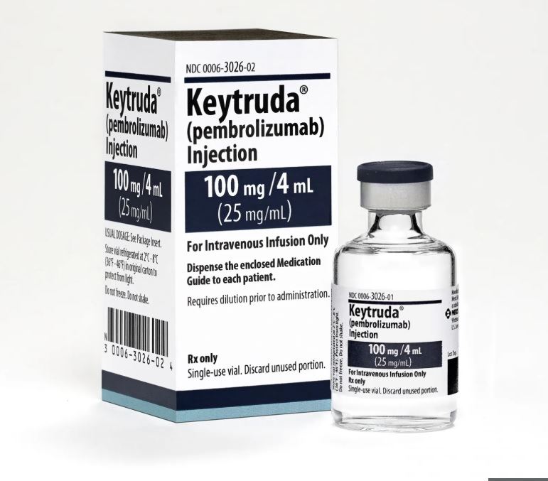 英國進行一項大腸直腸癌試驗，患者服用了Keytruda藥物，在所有32名參與的患者中都阻止了這種疾病的發展。（圖／翻攝自太陽報）