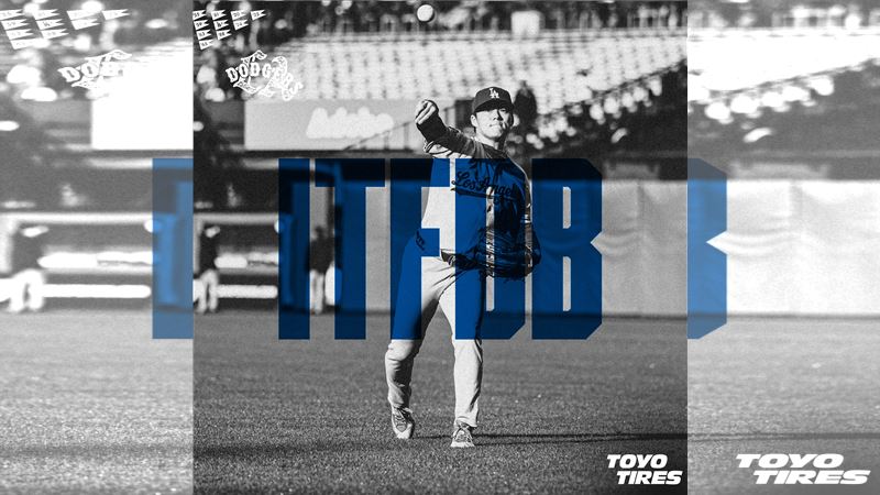 山本由伸1局下掉3分。（圖／翻攝自道奇推特）