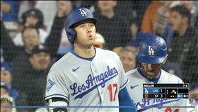 大谷翔平靠內野安打連續延續上壘紀錄。（圖／翻攝自MLB官網）
