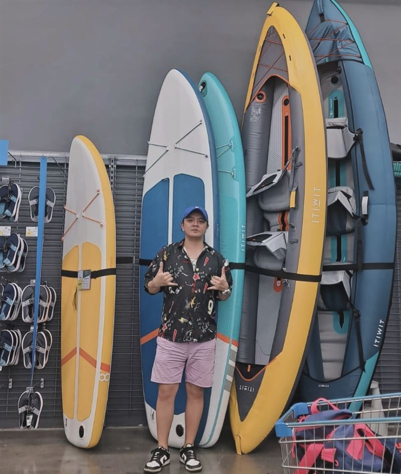 已故藝人賀一航愛子曾治豪成功減肥。（圖／翻攝自曾志豪IG）