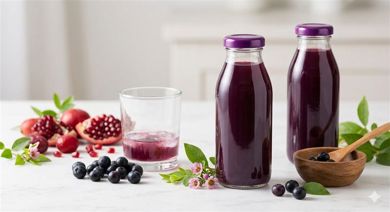 營養師邱世昕表示，許多人會喝膠原蛋白飲，盼讓皮膚逆齡，但小心「糖化反應」讓人越補越老。(示意圖／AI生成)