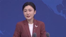國台辦發言人張晗今（22) 日主持例行記者會。（圖／翻攝畫面）