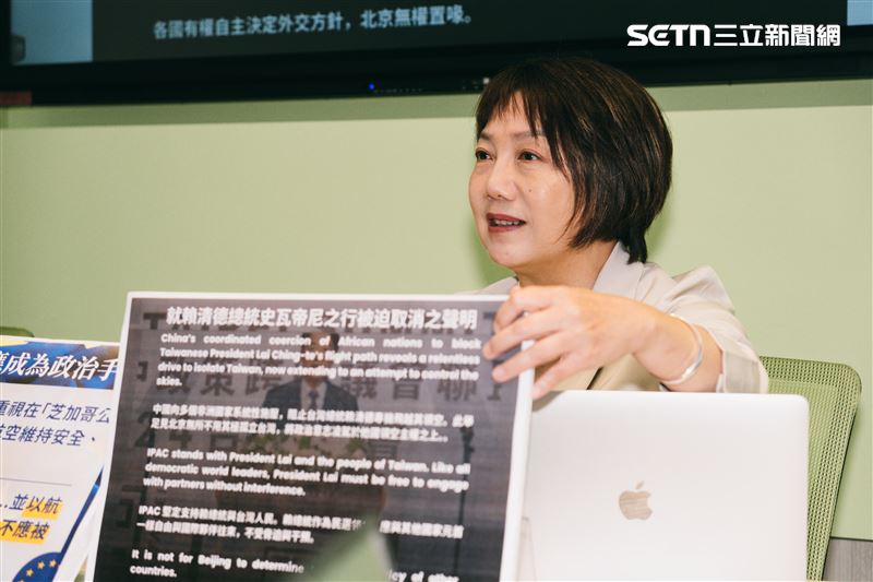 范雲指出，國共聯手欺騙台灣人，鄭麗文所謂「和平之旅」已經破功。（圖／記者楊士誼攝影）