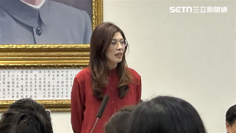 鄭麗文主持中常會。（圖／記者詹宜庭攝影）