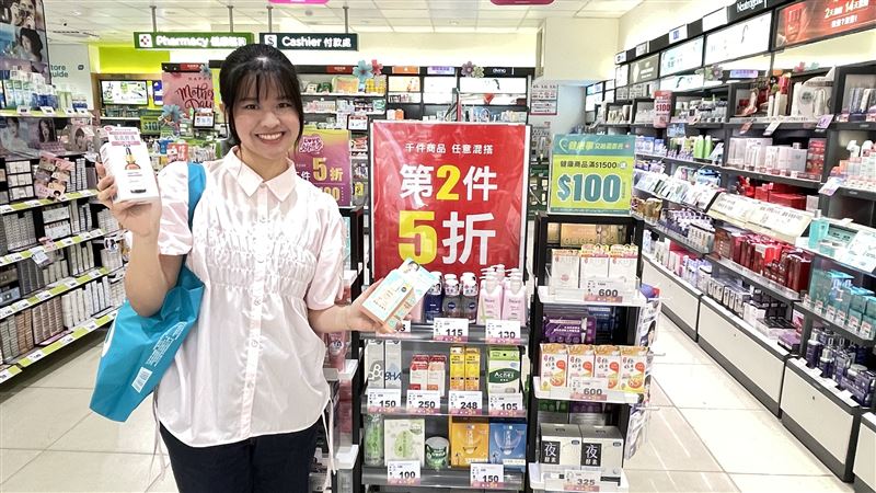 屈臣氏今年母親節檔期正式啟動「LOVE好禮季」，祭出千件商品第二件五折優惠。（圖／品牌業者提供）