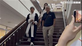 ▲柯一正出庭，認罪賠償車主11萬5498元足額修車費獲得撤告。受訪時表示，一直都有反省做錯事，但家門被擋道，一口氣還是無法消。（圖／記者楊佩琪攝）