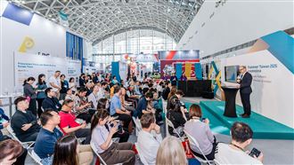 2026年「台灣國際扣件展」今於高雄盛大開展，匯聚11國317家廠商，展出高值、低碳及智慧化成果。展會以永續扣件為軸，呈現完整生態系，並舉辦論壇剖析歐美新法規商機，展期至4/24。（圖／外貿協會提供） 