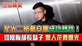 星光二班歌手泰勒（原藝名戴安娜）接受專訪分享自己人生的轉變故事。（圖／記者鄭孟晃攝影）
