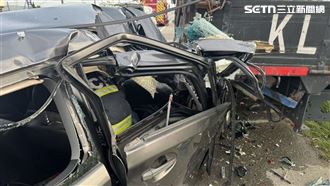 轎車撞大貨車害友1死1重傷！肇逃駕駛落網