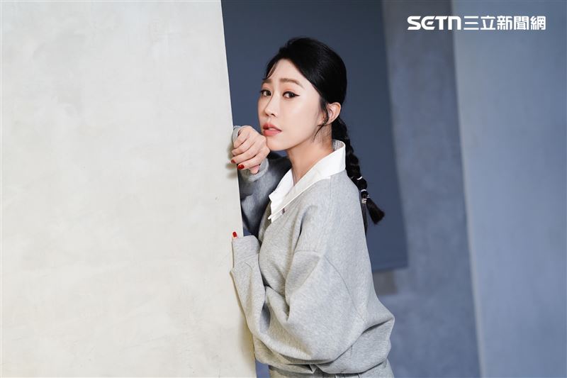 黃露瑤嚮往家庭生活，不追求轟轟烈烈，只求舒服陪伴。（圖／記者趙于瑩攝影）