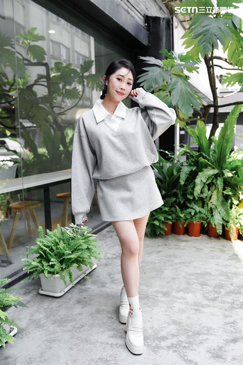 黃露瑤接受《三立新聞網》專訪。（圖／記者趙于瑩攝影）