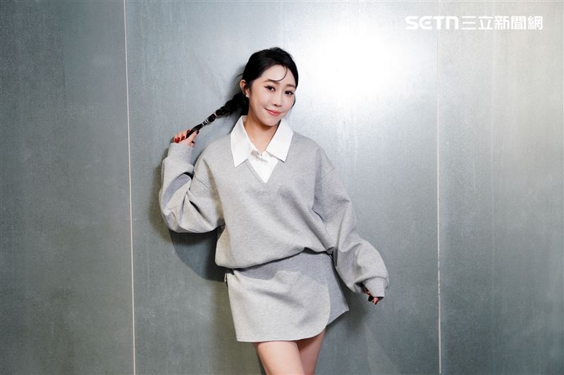 黃露瑤參考《華燈初上》林心如角色學媽媽桑氣場。（圖／記者趙于瑩攝影）