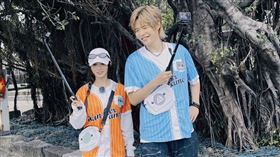 蔡黃汝、阿璞認愛交往10年後罕見同框。（圖／翻攝自IG @hunger.games.ctvshow）