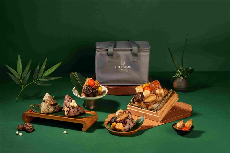 新竹喜來登大飯店「采悅軒中餐廳」即日起至6月19日推出端午粽銷售專案。（圖／飯店旅宿業者提供）