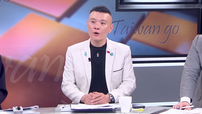 民進黨台中市議員江和樹今（23）日出席三立政論節目《前進新台灣》。（圖／翻攝畫面）