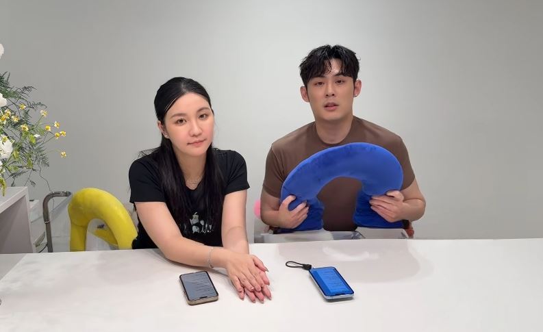 陳奕與紀曦晨分享月子中心要注意的事項。（圖／翻攝自YouTube @奕家曦事 ）