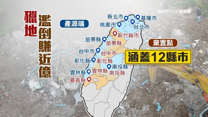 犯罪產業鏈橫跨12縣市