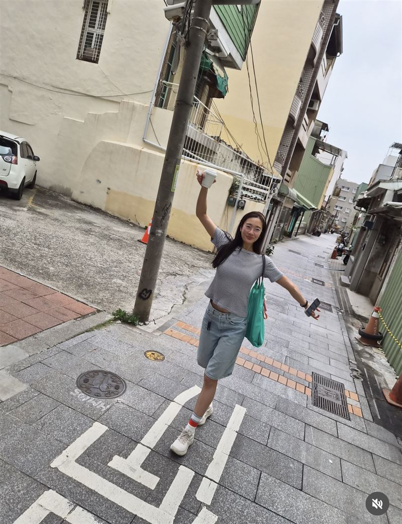 茱蒂蒙趁拍戲空檔到台南旅遊。（圖／翻攝自IG）