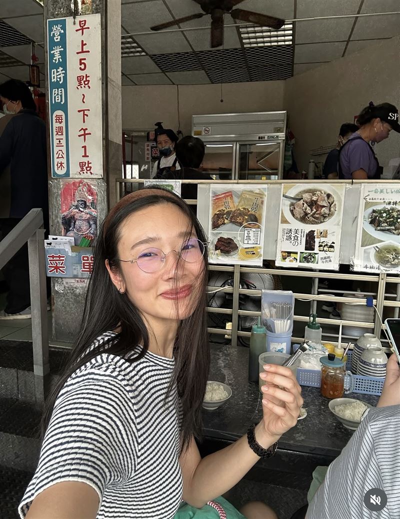 茱蒂蒙趁拍戲空檔到台南旅遊。（圖／翻攝自IG）