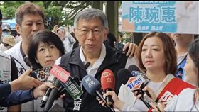 柯文哲回應至新光醫院一事。（圖／翻攝畫面）