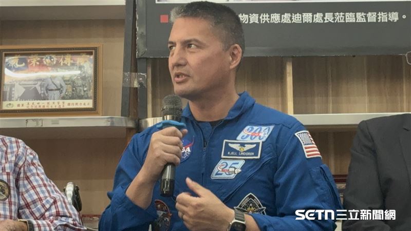 林琪兒表示，很高興能回到台灣，與大家相聚，重返出生地並分享自己的太空經歷，內心充滿感激與感動。（圖／記者王文承攝影）