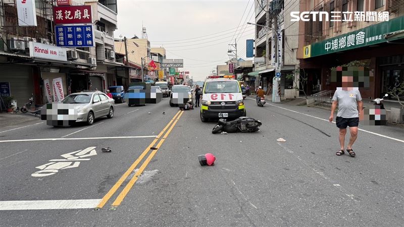 嘉義縣中埔鄉台3線與台18線路口，今天（24日）上午發生死亡車禍。（圖／翻攝畫面）