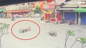 嘉義,騎士,事故,車禍,女子,機車,紅燈,中埔鄉,台3線,死亡。（圖／翻攝畫面）