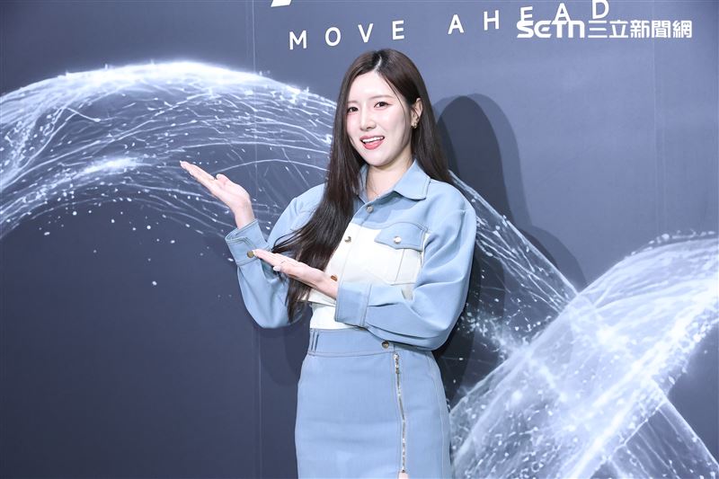 南珉貞擔任家電品牌一日店長。（圖／記者鄭孟晃攝影）