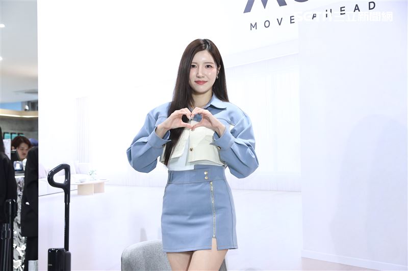 南珉貞爆料崔維斯帶她吃臭豆腐。（圖／記者鄭孟晃攝影）