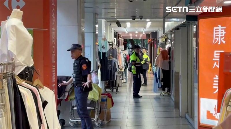 北市忠孝東路四段的中國信託銀行發生搶案。（圖／翻攝畫面）