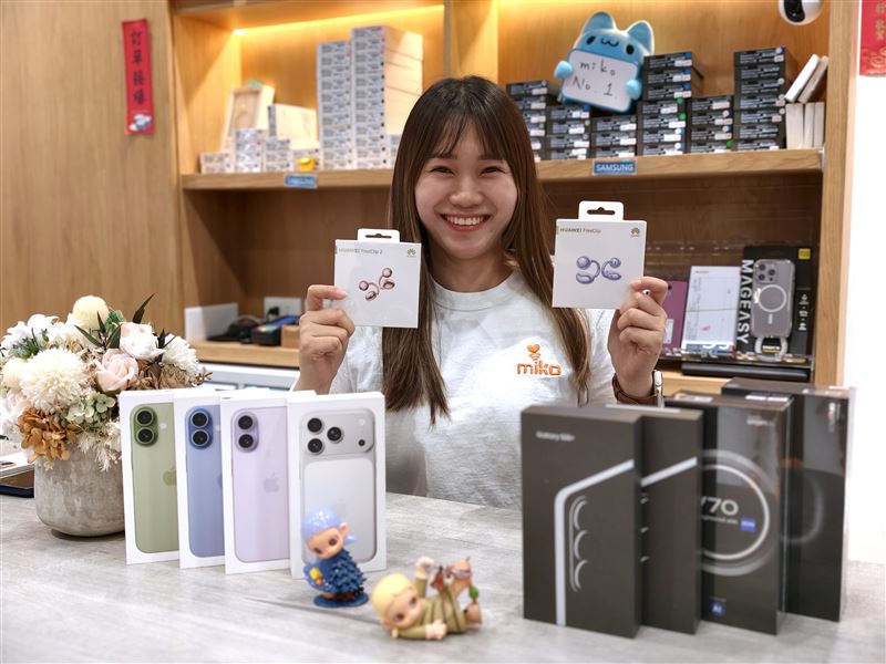 米可手機館2026母親節熱銷手機、平板免萬元帶回家。（圖／品牌業者提供）