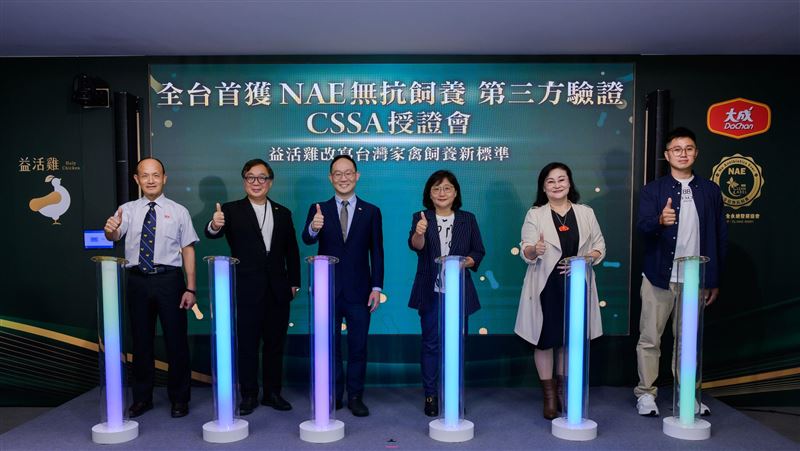 大成益活雞　打造NAE無抗飼養完整供應鏈