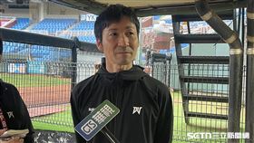 樂天桃猿領隊野原武人。（圖／記者戴以柔攝影）