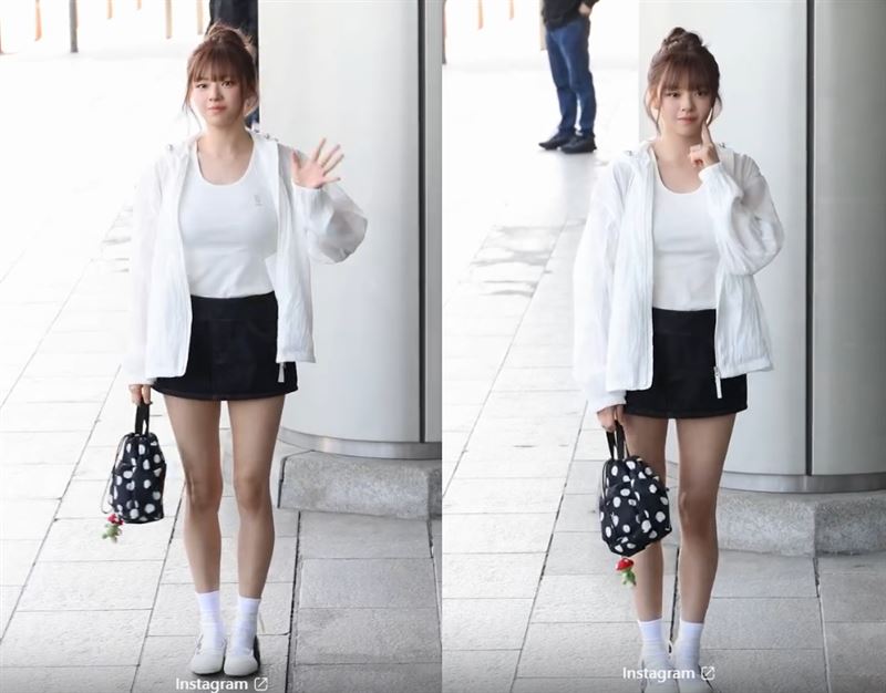 定延面對媒體落落大方相當自信。（圖／翻攝自IG @jy_piece）