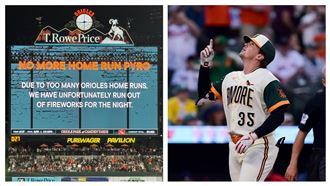 金鶯前5局6轟　大螢幕：全壘打煙火已用完