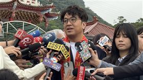 立委沈伯洋受訪（圖／記者劉秀敏攝影）