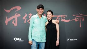 謝欣穎坦言片中有很多台詞參雜一些古台語、漢文，非常感謝喜翔給了很多幫助。（圖／曼尼娛樂提供） 
