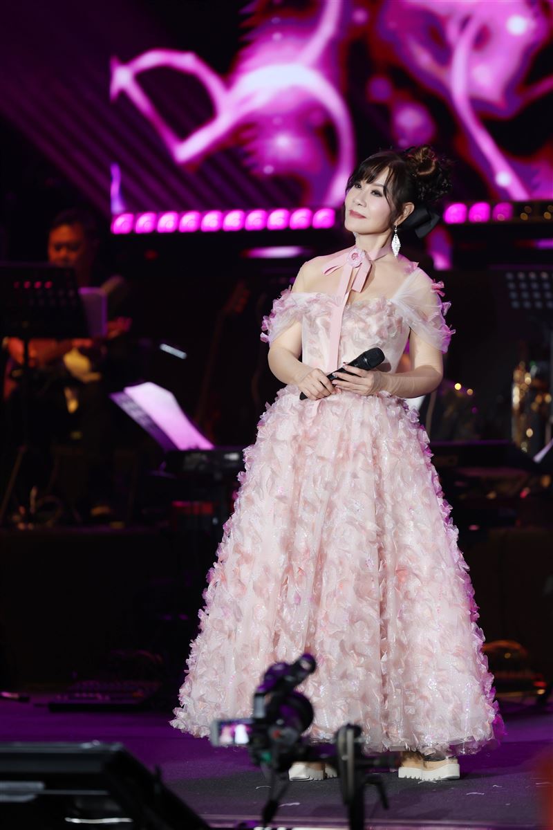 龍千玉在台中開唱。（圖／瑞揚創意提供）