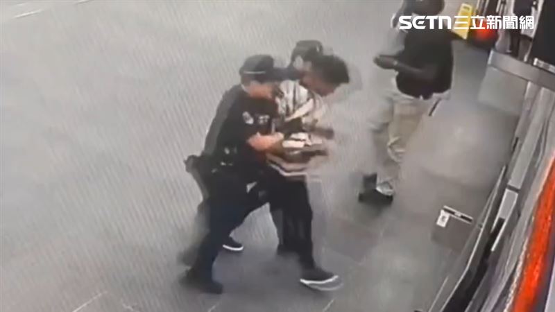 犯案的兇嫌，為40歲李姓男子，為未列冊街友。（圖／翻攝畫面）