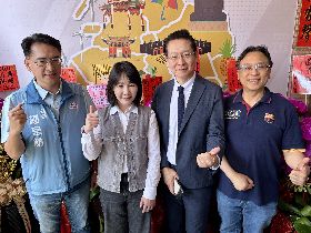 謝衣(鳳)、柯呈枋、魏平政出席王安祥