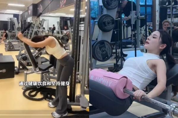 「桃子吃不飽」閨蜜說她「瘦下來就是楊冪」讓她將這句話當目標。（圖／翻攝自抖音）