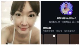 王俐人訂閱衝破新高。（圖／翻攝自王俐人臉書、IG @lisawanglijen）