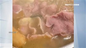 火鍋店豬肉片煮20分還是粉色　顧客驚「殭屍肉片」